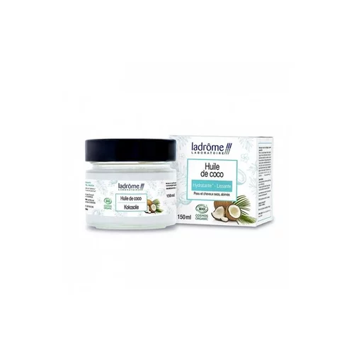 Pratique extérieur:Huile de coco bio en pot Drôme Provençale - 150 ml