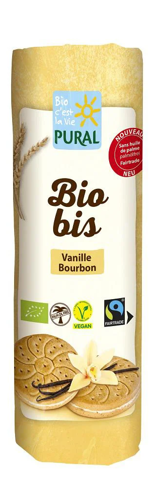 Pour un jardin bien équipé:Biscuit Biobis vanille bio Pural - 320 g