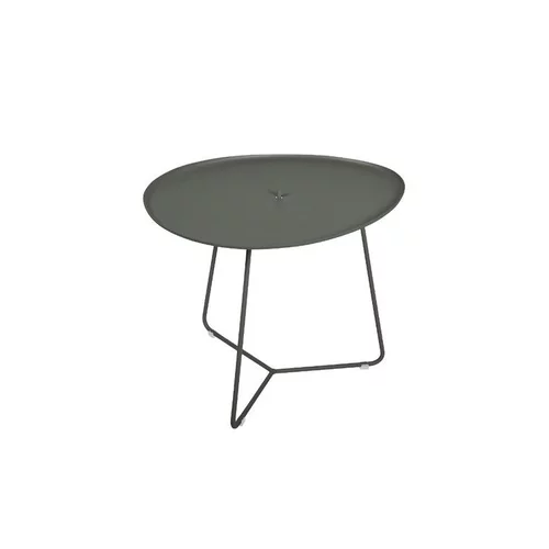 Pour un extérieur plus agréable:Table basse cocotte coloris gris romarin 44 x 55 x 43 cm