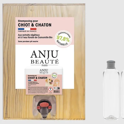 Pensé pour vos extérieurs：Shampooing pour chiot eau florale camomille bio Anju beauté - 250 ml