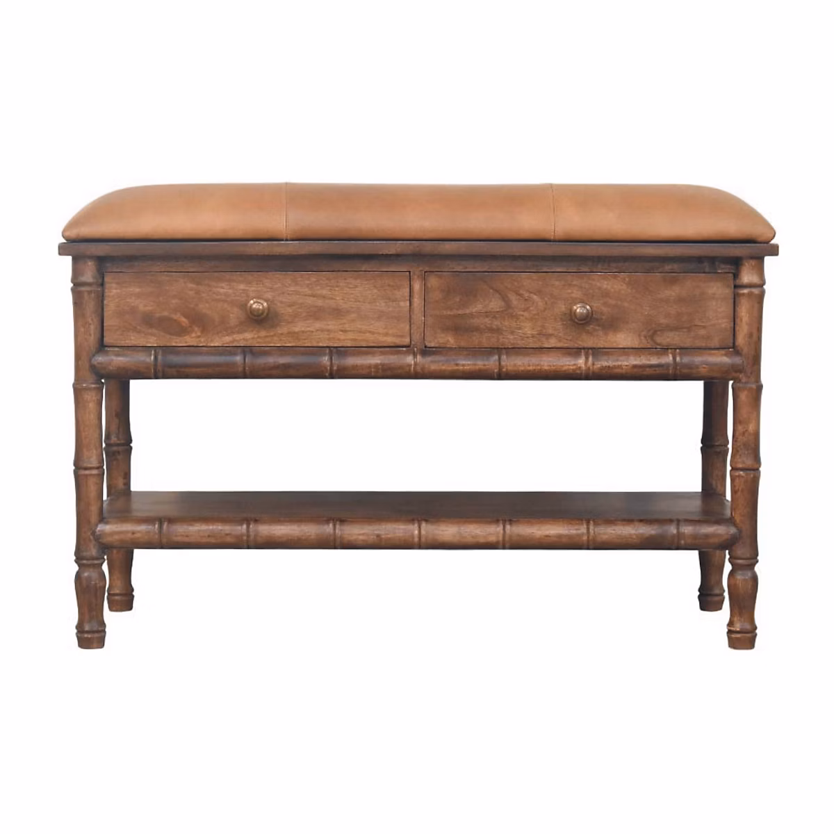 Banc et banc de table – Artisan Furniture Rangement Sculpté Bamboo
