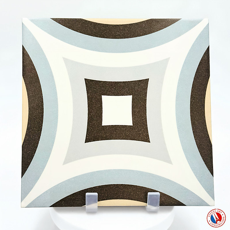 Carrelage sol / mur effet ciment 20 × 20 cm 1900 DORDA 20 × 20 cm Carrelage aspect carreaux de ciment