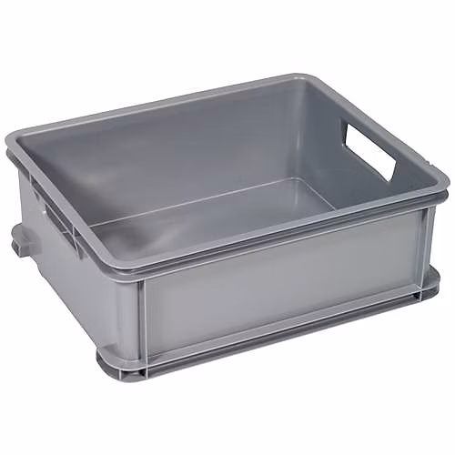 Curver Unibox Classic M boîte de rangement empilable 20 L – argent, 430 × 350 × 160 mm