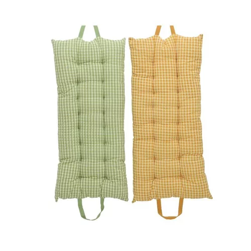 Pour votre quotidien：Coussin pour bain de soleil coloris multicolore en coton - 120 x 58 x 7 cm