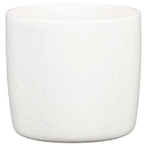 Jardin actuel:Cache-pot en céramique blanc Scheurich 900 Perla - Ø 21 cm