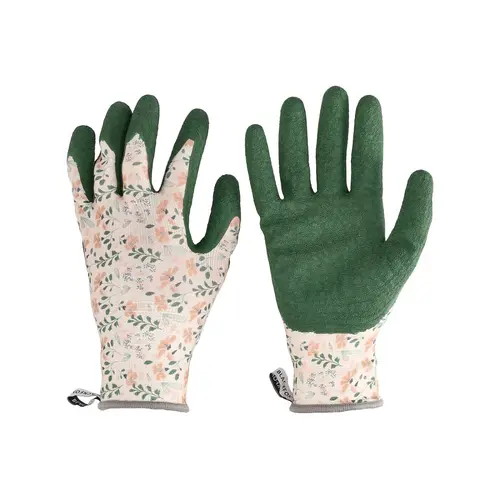 Solution au jardin:Gant Amaryllis coloris vert en maille polyester certifié GRS Blackfox - taille 6