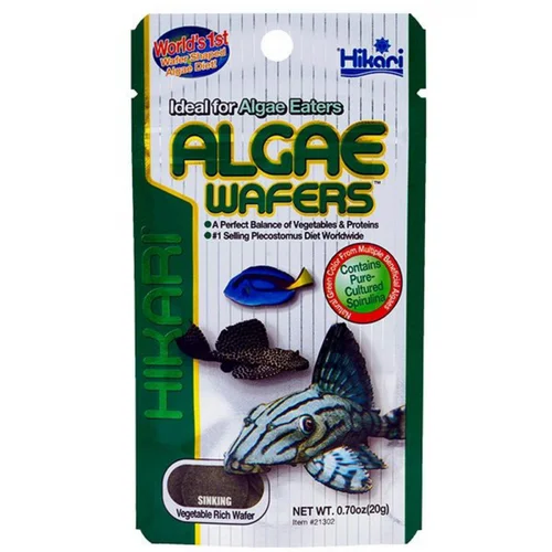 Pour valoriser votre jardin:Wafers algues sans gluten, HIKARI AQUARIUM, modèle standard - contenance 82g