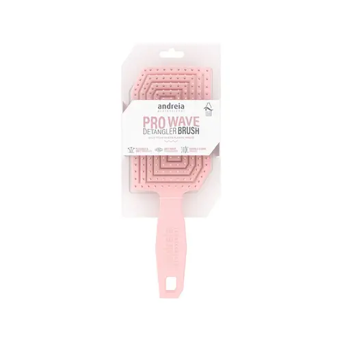 Pour tous vos besoins jardin:Brosse démêlante rose pour les cheveux Pro wave Andreia
