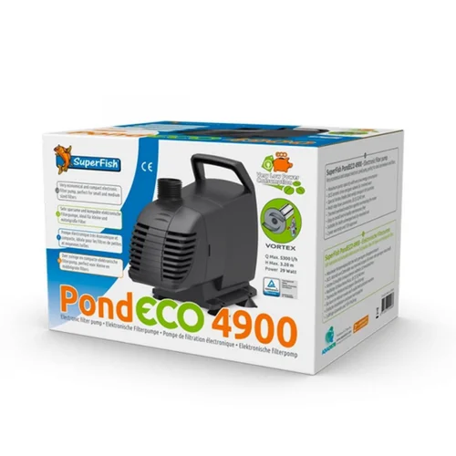 À découvrir au jardin：Pompe à bassin éco 29W - Débit 4900-5300 L/h SUPERFISH BASSIN - modèle Pond