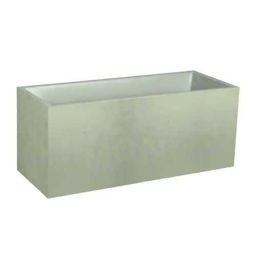 Pour faciliter la vie dehors:Balconnière en plastique coloris vert amande Poetic Basalt Up - 59 x 19,5 x 22,8 cm
