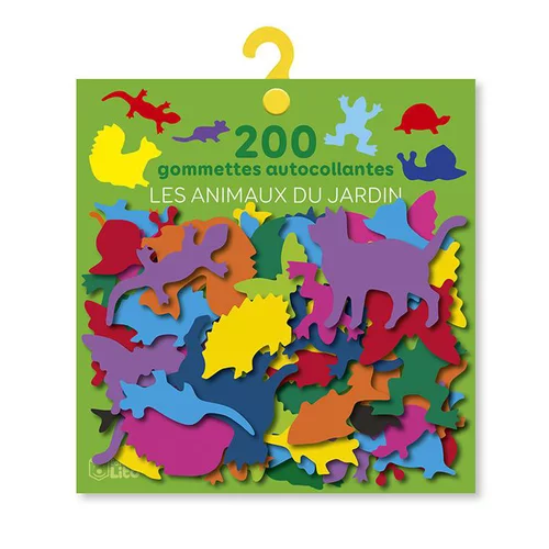 Sélection nature：Gommettes "Les animaux du jardin"