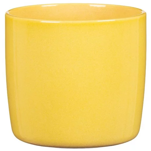 Équipement pour le jardin：Cache-pot en céramique jaune Scheurich 900 Solare - Ø 24 cm