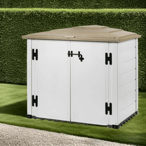 Jardin inspiration:Armoire de jardin en résine résistant, GAROFALO - capacité 1005L
