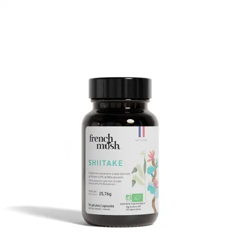 Pour vos moments en extérieur:Gélules Shiitake bio French Mush - les 56 gélules