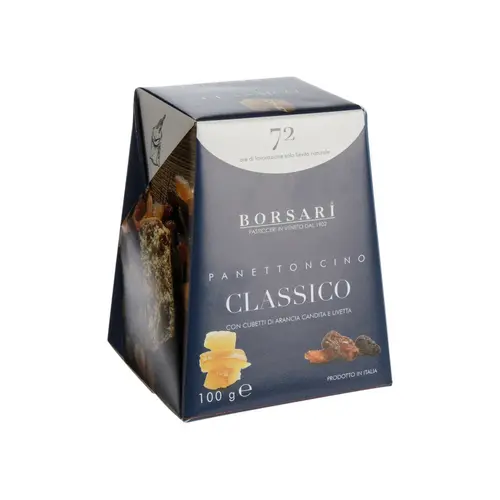 Pour mieux aménager vos extérieurs：Mini panettone classique Borsari - 100 g