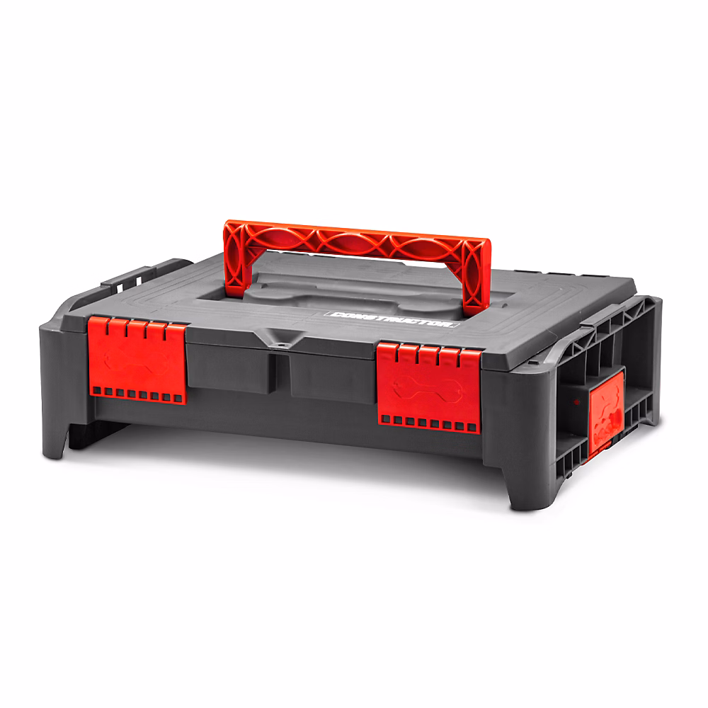 Boîte à outils empilable en plastique 46.4x33.5x14.2cm – Constructor