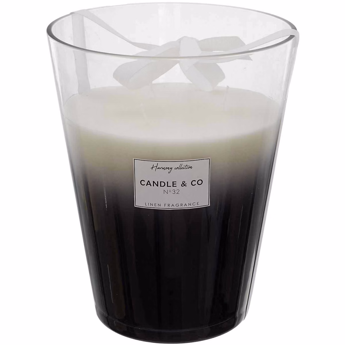 Bougie parfumée dans vase Harmony 18 × 23 cm Noir