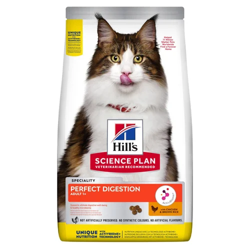 Une idée pratique pour l’extérieur：Croquettes pour chat adulte Hill's Science Plan Perfect Digestion - 3 kg