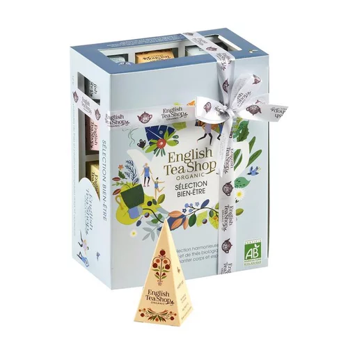 Pour aménager vos extérieurs:Thés et infusions bio bien-être English Tea Shop - 12 sachets prismes