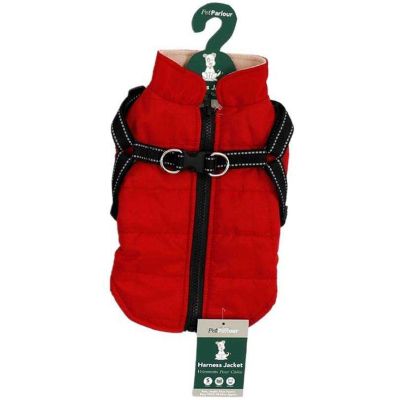 Veste harnais pour chien 25 cm (Rouge)