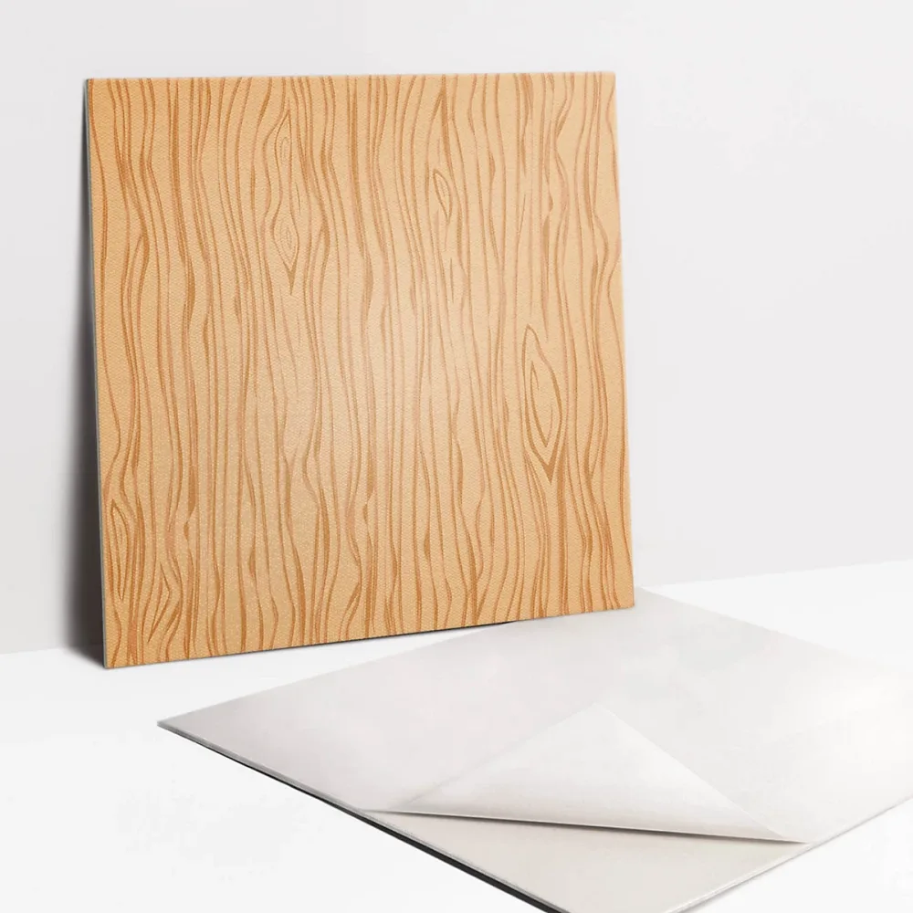 Carreaux vinyle Tulup 30 × 30 cm planche de bois 9 pcs