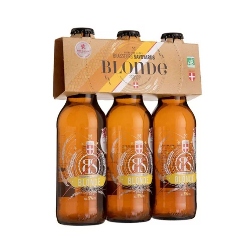 Loisirs au jardin:Pack bière BS blonde bio Brasseurs Savoyards - 3 x 33 cl