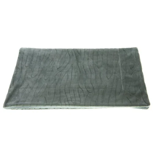 Jardin actuel:Plaid en polyester coloris amande Lou - 170 x 130 cm