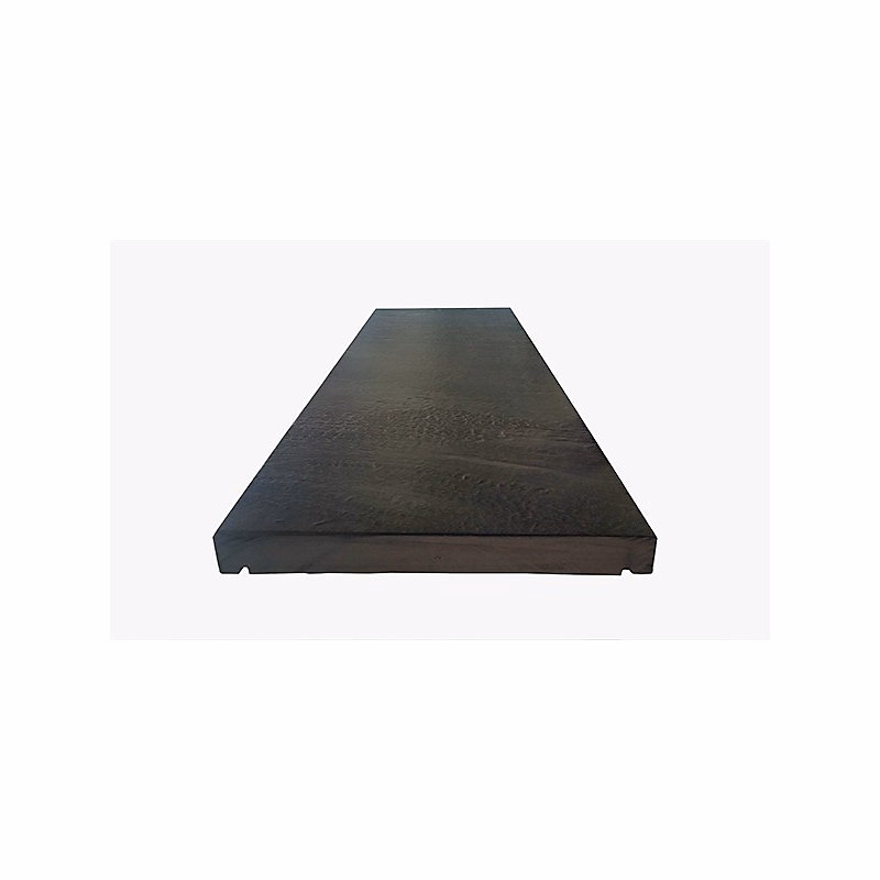 Couvre mur plat ardoise brossée 100 × 30 × 3 cm – Gris (Lot de 1)
