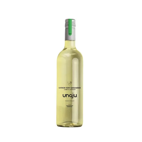Accessoire pour le jardin：Boisson bio citron vert gingembre Unaju - 750 ml