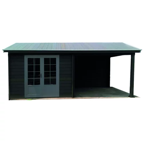 Pour mieux équiper votre jardin:Abri de jardin Antibes composite 18,5 m²