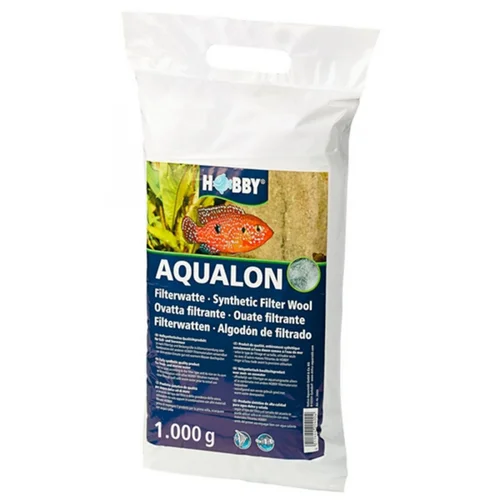 Un plus pour votre jardin:Laine de filtration Aqualon 1kg, matière absorbante - HOBBY