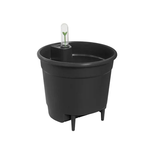 Idée extérieure:Système d’auto-arrosage en polypropylène noir Elho Self Watering insert - 33 cm