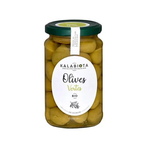 Au service de vos extérieurs：Olives Vertes pot 320g
