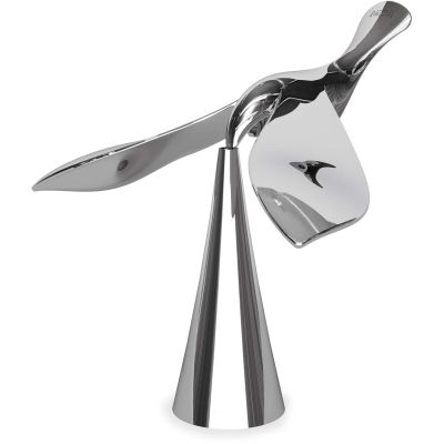 Décapsuleur oiseau design en métal chromé Tipsy