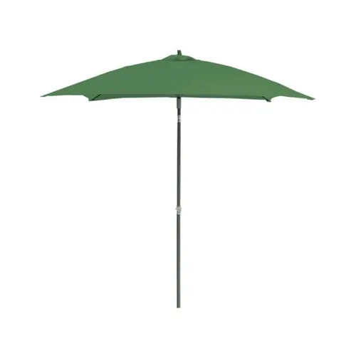 Solution maison：Parasol droit carré en aluminium coloris amande - 200 x 200 cm