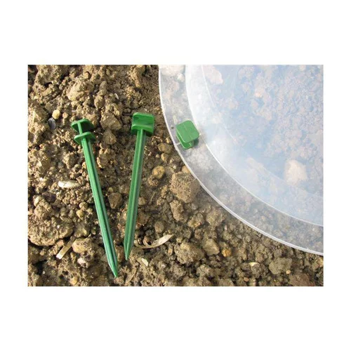 Moderne extérieur：Pack de 10 mini piquets vert spécial cloche en polyamide