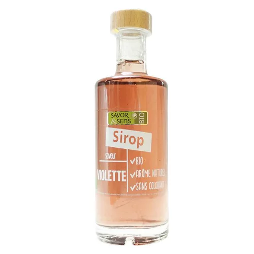 Solution maison:Sirop de violette bio - bouteille de 25 cl