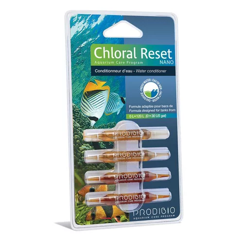Une idée pour votre jardin：Conditionneur d'eau chloral reset nano bleu en ampoule x 4