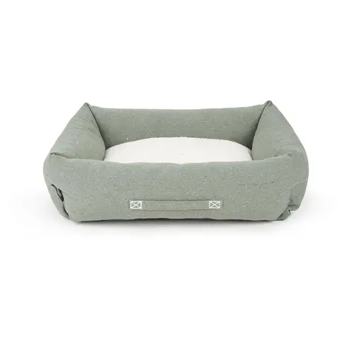 Utile pour le jardin：Couchage pour chien coloris vert corbeille Scruffs Eco Eden - Taille L 75 x 60 cm