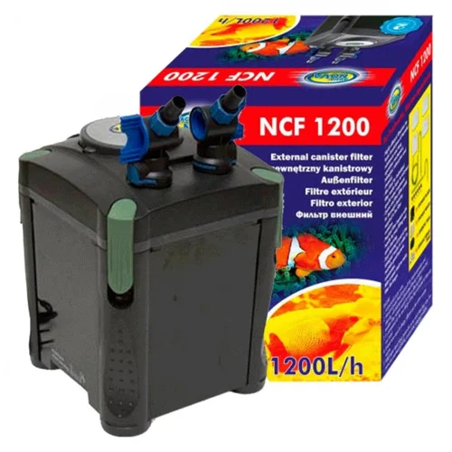 Jardin maison:Filtre d'aquarium haute capacité AQUA NOVA modèle NCF-1200 - jusqu'à 450L