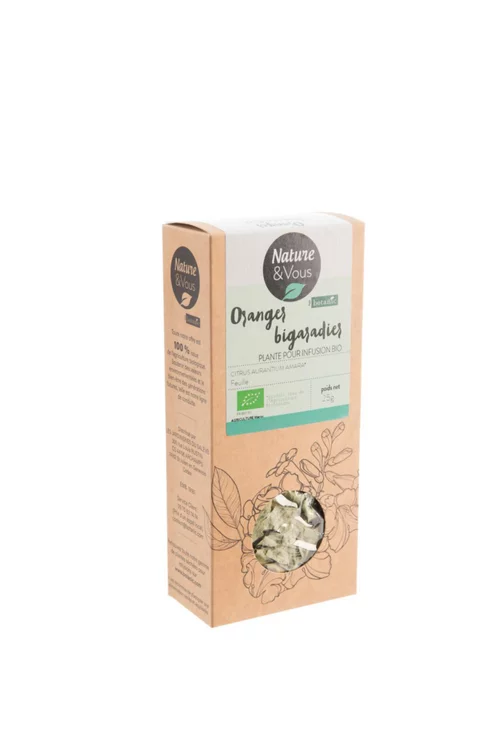 Tendance extérieur:Infusion bio oranger bigaradier feuille Nature & Vous – 25 g
