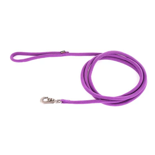 Ambiance jardin：Longe ronde pour chien coloris mauve 1,3 cm x 3 m