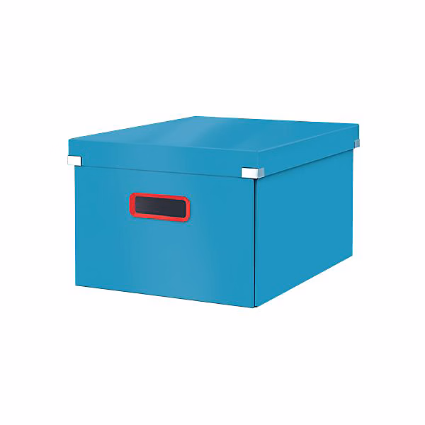 Boite rangement en carton solide Cosy M – Bleu