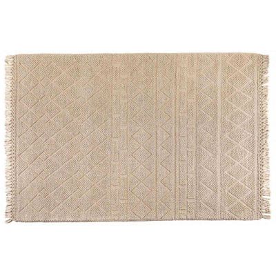 Tapis extérieur en PET Soan neige (230 x 160 cm)