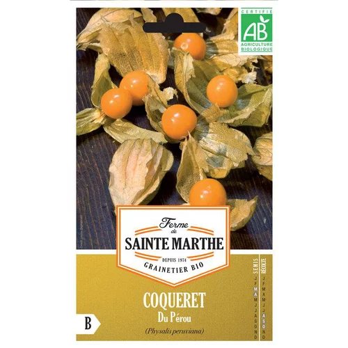 Utile dehors：Graines de coqueret du Pérou bio Ferme de Sainte Marthe - graines à semer