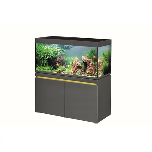 Facile dehors:Aquarium eau douce avec meuble coloris graphite Eheim Incpiria 430L
