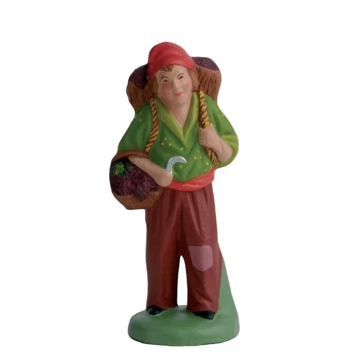 Extérieur adapté：Vigneron santons Escoffier - H 7 cm
