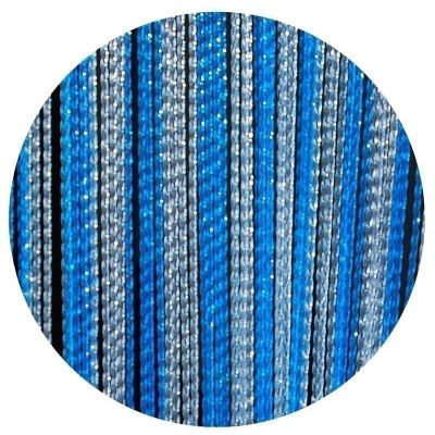 Rideau de porte en PVC bleu Rimini (100x230 cm)