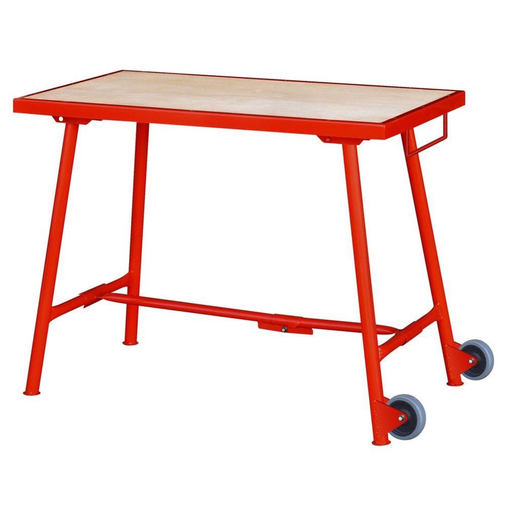 OUTIFRANCE Etabli de monteur pliant pro à roues H820 x l610 x L1080 mm
