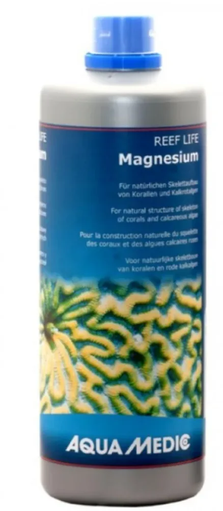 Pratique pour l’extérieur:Solution de Magnésium pour aquarium, AQUA MEDIC Reef Life Magnesium - 1L